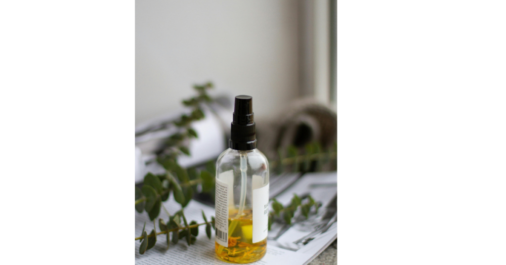Natural Herbal hHir Oil Bottle for Hair Care Routine