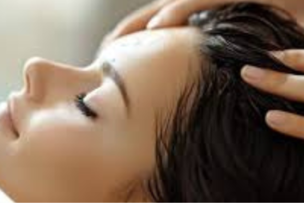 Castor oil and mustard oil for hair growth massage on scalp