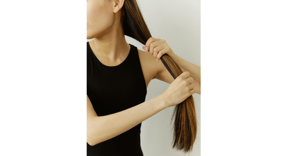 Natural hair care routine using oils for healthy hair