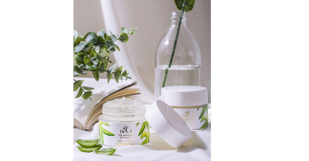 Aloe vera gel mixed with castor oil for natural hair treatment