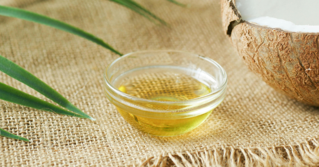 Coconut oil hair mask