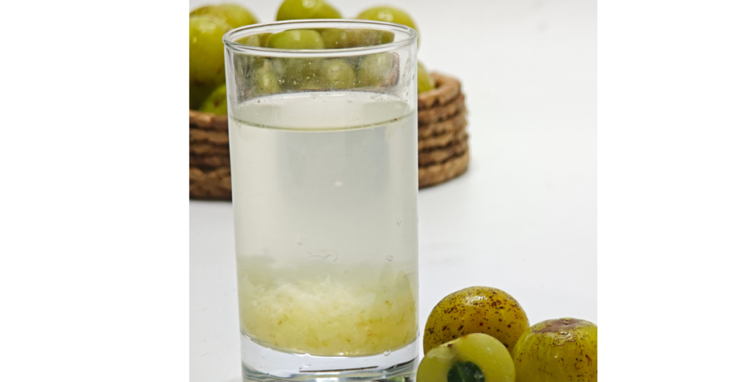 Fresh amla Indian gooseberry for hair care